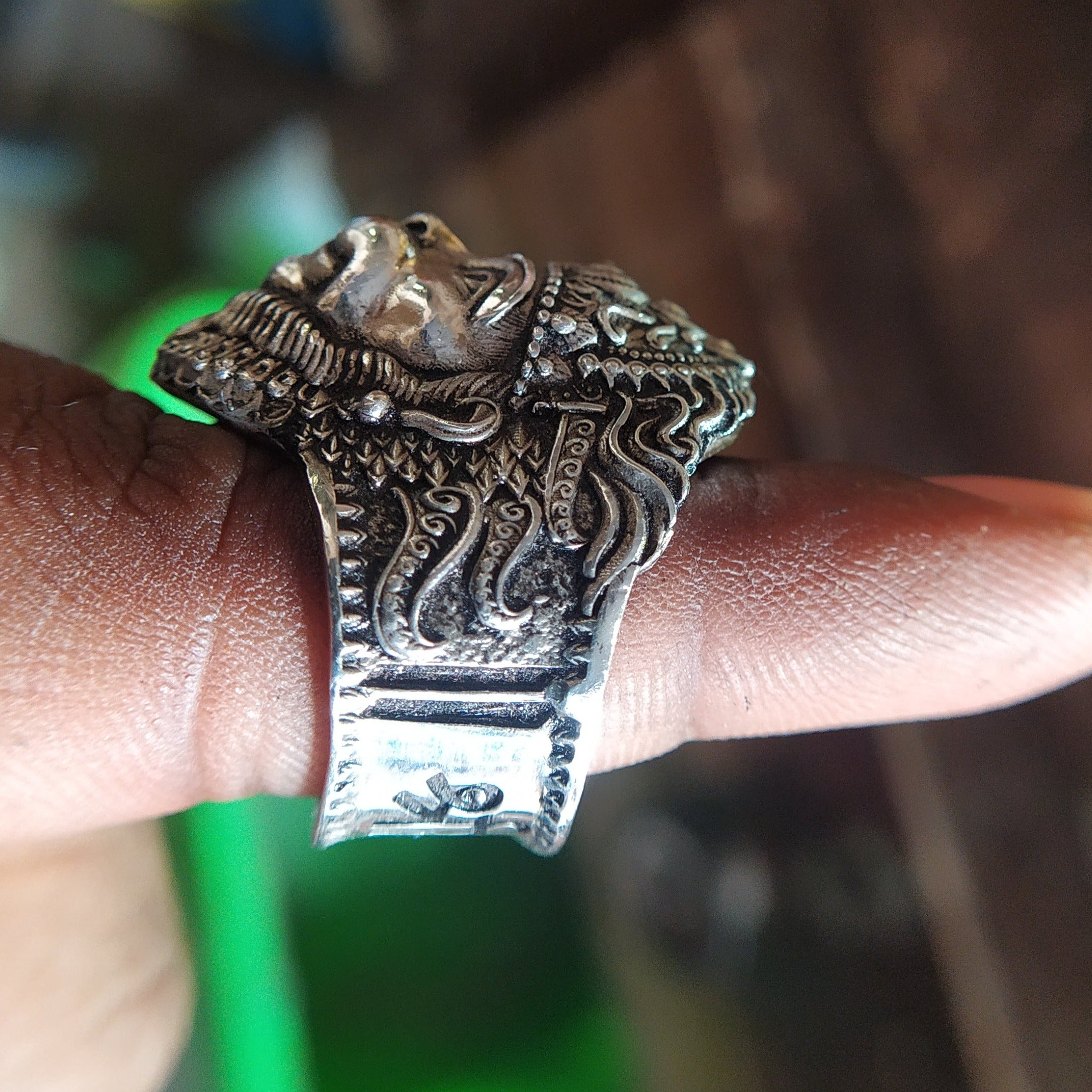 The Ring Hanuman Talisman Sacred Thai Amulet Buddha Protect Life The Power  Nice Magic Holy Handmade Size 20.mm - LaFactory